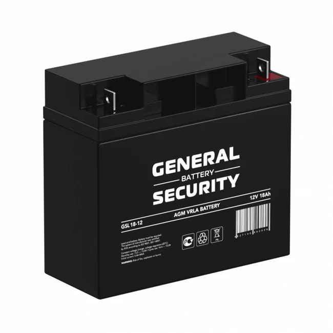 Сменные аккумуляторы АКБ для ИБП General Security GSL18-12 GSL18-12 GENERAL SECURITY (12 В)