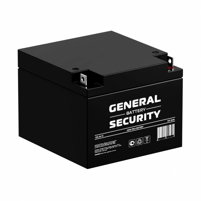 Сменные аккумуляторы АКБ для ИБП General Security GSL26-12 GSL26-12 GENERAL SECURITY 12 В