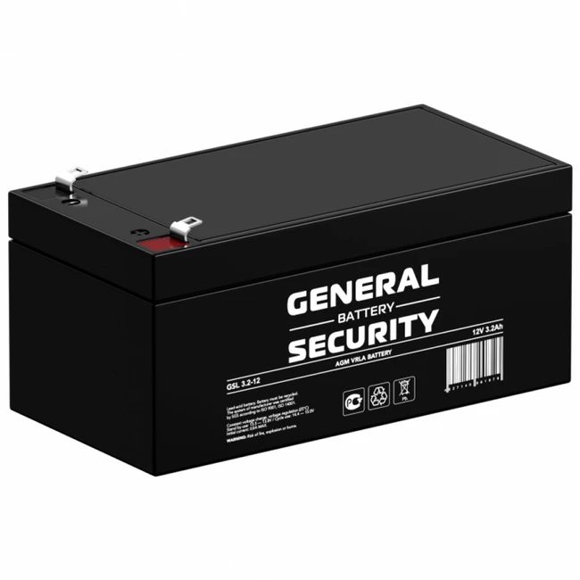 Сменные аккумуляторы АКБ для ИБП General Security GSL3.2-12 GENERAL SECURITY (12 В)
