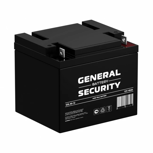 Сменные аккумуляторы АКБ для ИБП General Security GSL40-12 GSL40-12 GENERAL SECURITY (12 В)