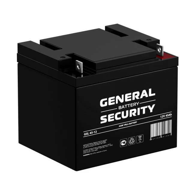 Сменные аккумуляторы АКБ для ИБП General Security GSL45-12 GSL45-12 GENERAL SECURITY (12 В)