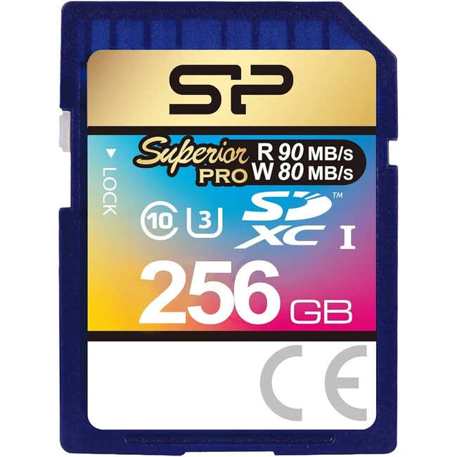 Флеш (Flash) карты Silicon Power SP256GBSDXCU3V10 (256 ГБ)