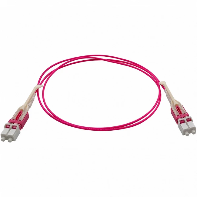 Оптический патч-корд LANMASTER LAN-2LC-2LC/OM4H-1.0