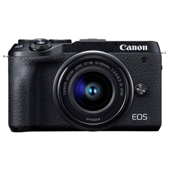 Фотоаппарат Canon EOS M6 Mark II, EF-M 15-45mm f/3.5-6.3 IS STM, EVF-DC2 3611C012