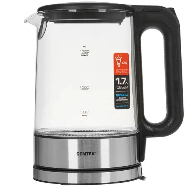Centek CT-0032 (Чайник, 1.7 л., 2200 Вт)