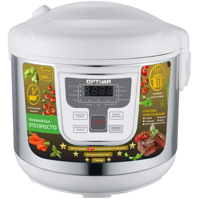 Мультиварка OPTIMA MC-5101 1298011 (900 Вт, 5)