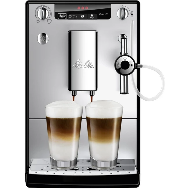 Кофемашина Melitta Solo Perfect Milk E 957-203 серебристая EU