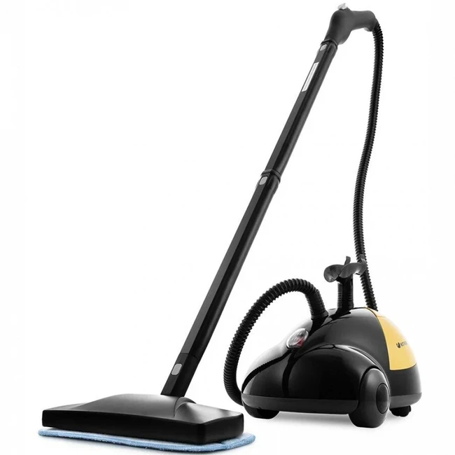 KITFORT KT-931 черный/жёлтый (Пароочиститель, 1500 Вт)