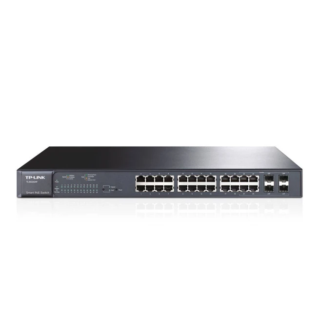 Коммутатор TP-Link T1600G-28PS T1600G-28PS(TL-SG2424P) 1000 Base-TX (1000 мбит/с), 4 SFP порта