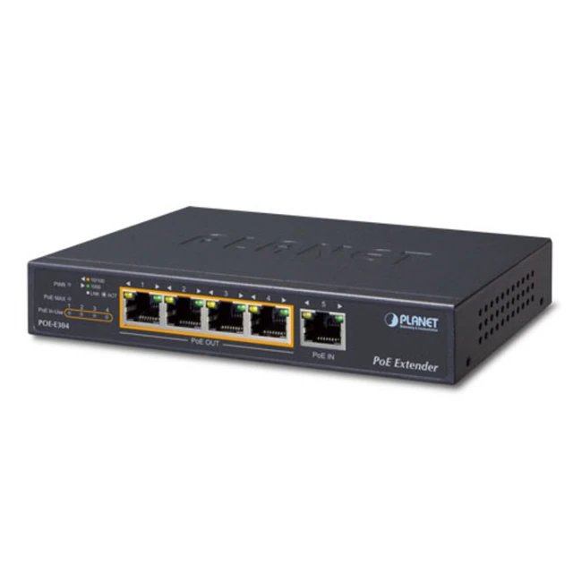 PoE-усилитель Ethernet Planet POE-E304