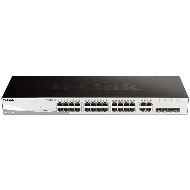 Коммутатор D-link DGS-1210-28/F1 DGS-1210-28/F1B 1000 Base-TX (1000 мбит/с)