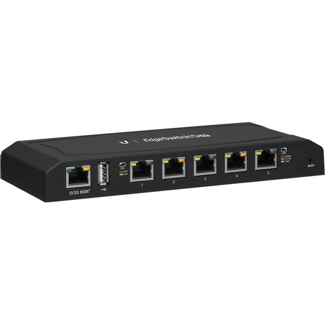 Коммутатор Ubiquiti EdgeSwitch 5xGE RJ-45 ES-5XP (1000 Base-TX (1000 мбит/с))
