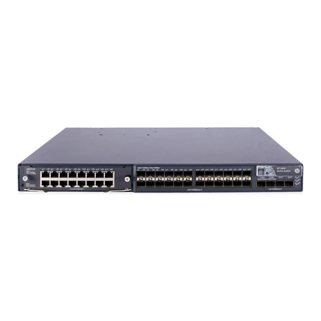 Коммутатор HPE 5800-24G-SFP JC103B/Bundle (1000 Base-TX (1000 мбит/с), 24 SFP порта)