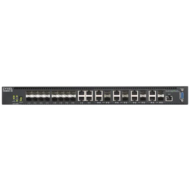 Коммутатор Zyxel XS3800-28-ZZ0101F 10 GBase-T (10000 мбит/с), 16 SFP портов