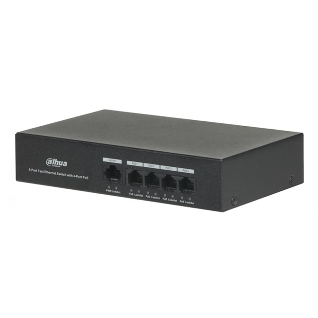 Коммутатор Dahua DH-PFS3005-4ET-36 100 Base-TX (100 мбит/с)