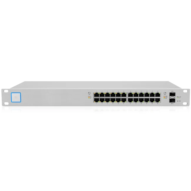 Коммутатор Ubiquiti US-24-250W-EU (1000 Base-TX (1000 мбит/с), 2 SFP порта)