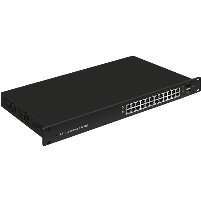 Коммутатор Ubiquiti ES-24-250W ES-24-250W-EU (1000 Base-TX (1000 мбит/с), 2 SFP порта)