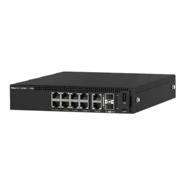 Коммутатор Dell EMC N1108EP-ON 210-ARUK (1000 Base-TX (1000 мбит/с), 2 SFP порта)
