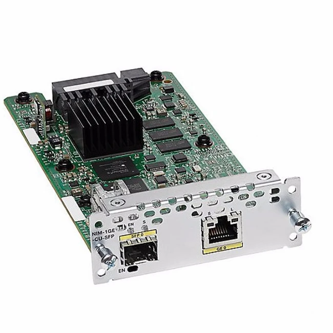 Сетевое устройство Cisco 1-port GE WAN NIM NIM-1GE-CU-SFP= (Модуль)