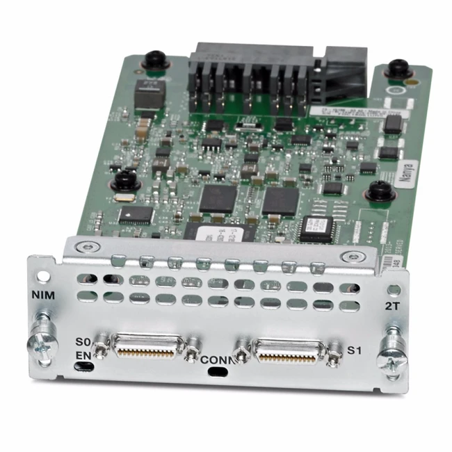 Сетевое устройство Cisco 1-Port Serial WAN Interface card NIM-1T= (Модуль)