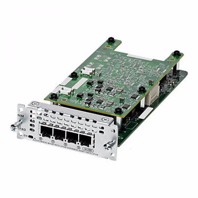 Сетевое устройство Cisco 4-port Network Interface Module NIM-4FXO= (Модуль)