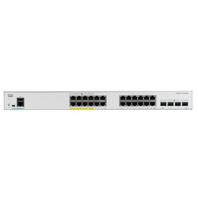 Коммутатор Cisco Catalyst 1000 24port GE, POE, 4x1G SFP C1000-24P-4G-L (1000 Base-TX (1000 мбит/с), 4 SFP порта)