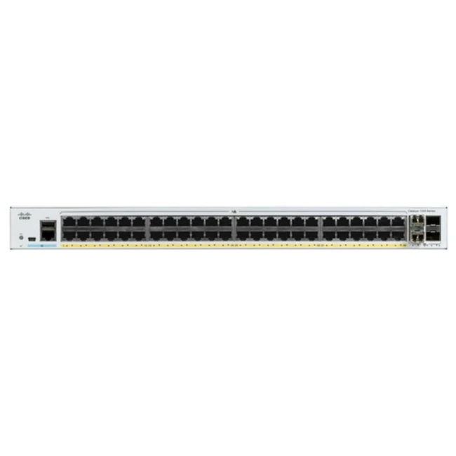 Коммутатор Cisco C1000-48T-4X-L 1000 Base-TX (1000 мбит/с), 4 SFP порта