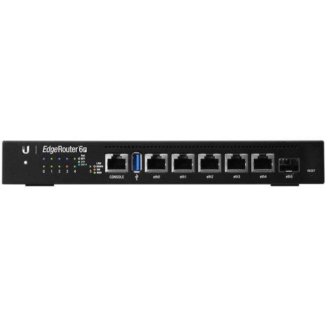 Маршрутизатор Ubiquiti EdgeRouter 6P ER-6P-EU 10/100/1000 Base-TX (1000 мбит/с)