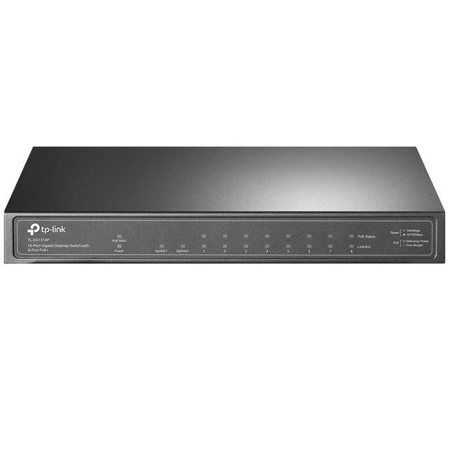Коммутатор TP-Link TL-SG1210P (1000 Base-TX (1000 мбит/с), 1 SFP порт)