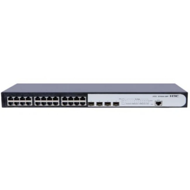 Коммутатор H3C SMB-S1850-28P-GL (1000 Base-TX (1000 мбит/с), 4 SFP порта)