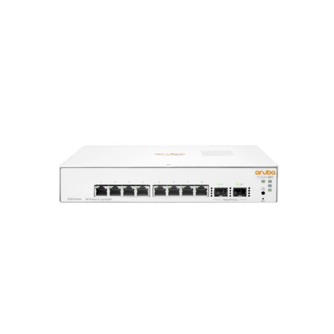 Коммутатор HPE Aruba Instant On 1930 8G JL680A (1000 Base-TX (1000 мбит/с), 2 SFP порта)