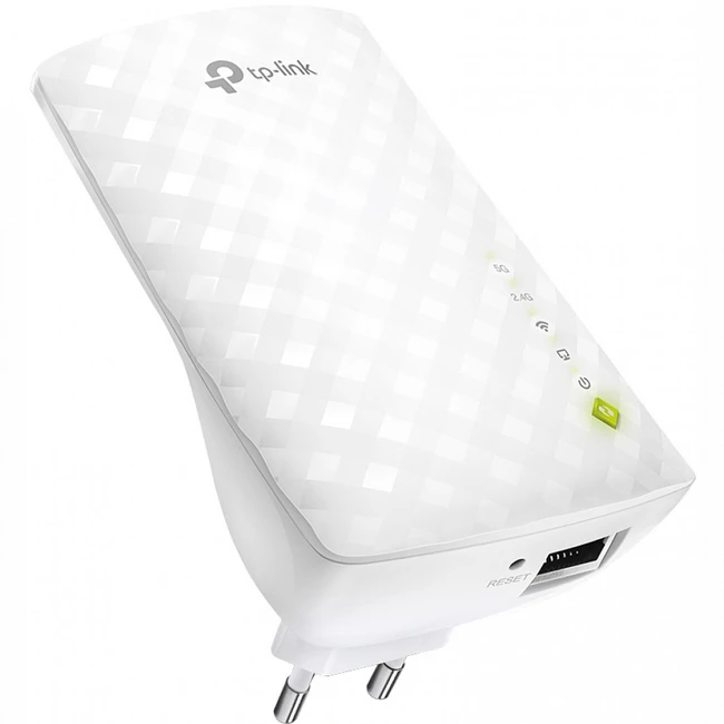 Усилитель сигнала Wi-Fi TP-Link RE220 AC750 (10/100 Base-TX (100 мбит/с), Wi-Fi 5 (802.11a/ b/ g/ n/ ac), со встроенной антенной)