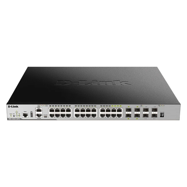 Коммутатор D-link DGS-3630-28TC/A2ASI 1000 Base-TX (1000 мбит/с), 4 SFP порта