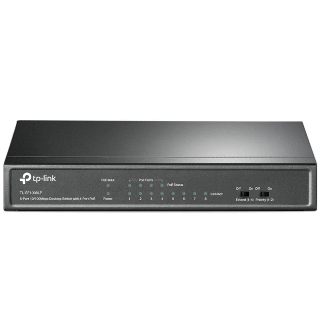 Коммутатор TP-Link TL-SF1008LP (100 Base-TX (100 мбит/с))