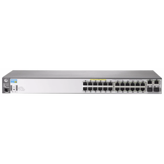 Коммутатор HPE 22620-24-PPoE+ Switch J9624A (100 Base-TX (100 мбит/с), 2 SFP порта)
