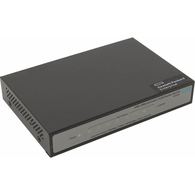 Коммутатор HPE 1420 8G Switch JH329A (1000 Base-TX (1000 мбит/с))