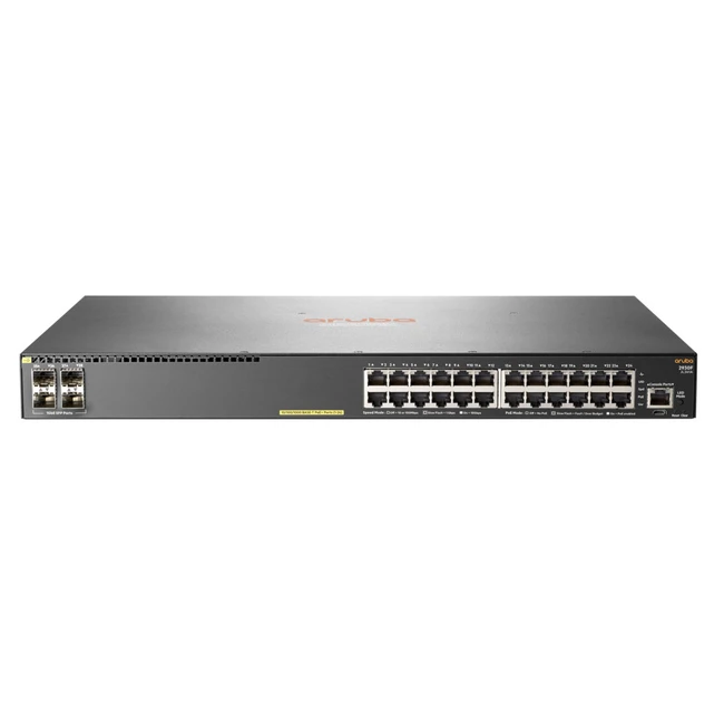 Коммутатор HPE 2540 24G PoE+ 4SFP+ Switch JL356A (1000 Base-TX (1000 мбит/с), 4 SFP порта)