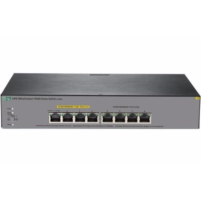 Коммутатор HPE 1920S 8G JL380A (1000 Base-TX (1000 мбит/с))