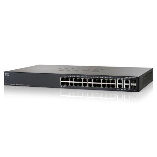 Коммутатор Cisco Small Business SG300-28 SRW2024-K9-EU 1000 Base-TX (1000 мбит/с), 2 SFP порта