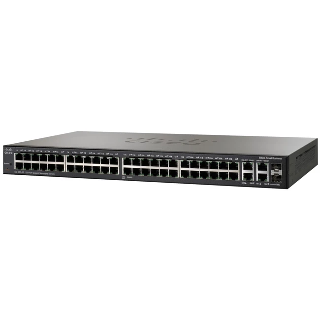 Коммутатор Cisco Small Business SG300-52 SRW2048-K9-EU 1000 Base-TX (1000 мбит/с), 2 SFP порта