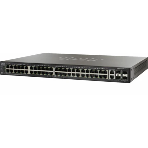 Коммутатор Cisco Small Business SG500-52 SG500-52-K9-G5 1000 Base-TX (1000 мбит/с), 4 SFP порта