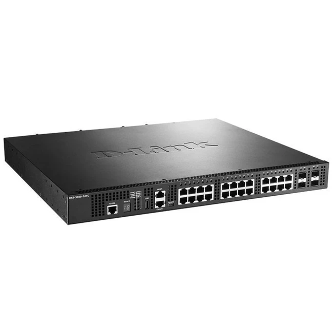 Коммутатор D-link DXS-3400-24TC/A1ASI (10 GBase-T (10000 мбит/с), 4 SFP порта)