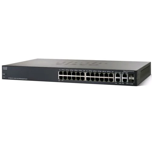 Коммутатор Cisco Small Business SF300-24 SRW224G4-K9-EU 100 Base-TX (100 мбит/с), 2 SFP порта
