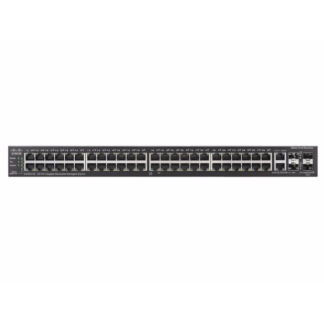 Коммутатор Cisco SG500-52P-K9-G5 1000 Base-TX (1000 мбит/с), 4 SFP порта
