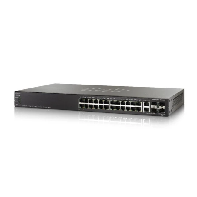 Коммутатор Cisco SG500X-24-K9-G5 (1000 Base-T (1000 мбит/с), 4 SFP порта)