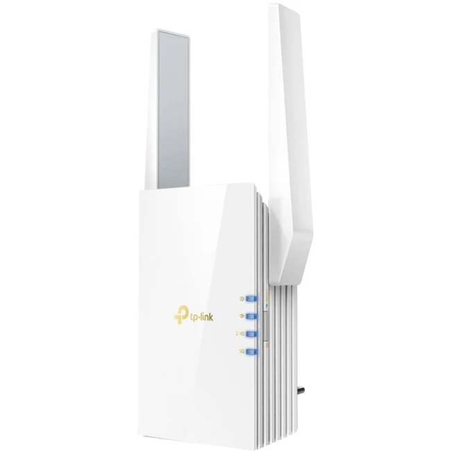 Усилитель сигнала Wi-Fi TP-Link RE605X 10/100/1000 Base-TX (1000 мбит/с), Wi-Fi 6 (802.11a / b / g / n / ac / ax), с внешней антенной