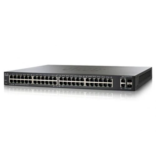 Коммутатор Cisco Small Business SF200-48P SLM248PT-G5 100 Base-TX (100 мбит/с), 2 SFP порта