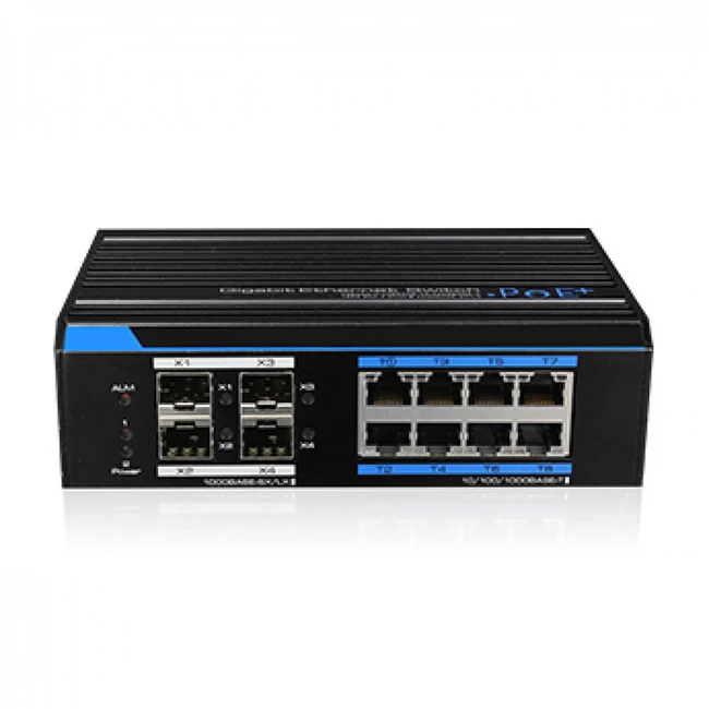 Коммутатор UTEPO UTP7308GE-POE 1000 Base-T (1000 мбит/с), 4 SFP порта