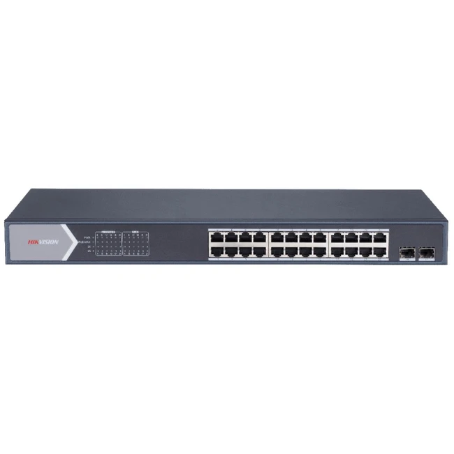 Коммутатор Hikvision DS-3E1526P-EI (1000 Base-TX (1000 мбит/с), 2 SFP порта)