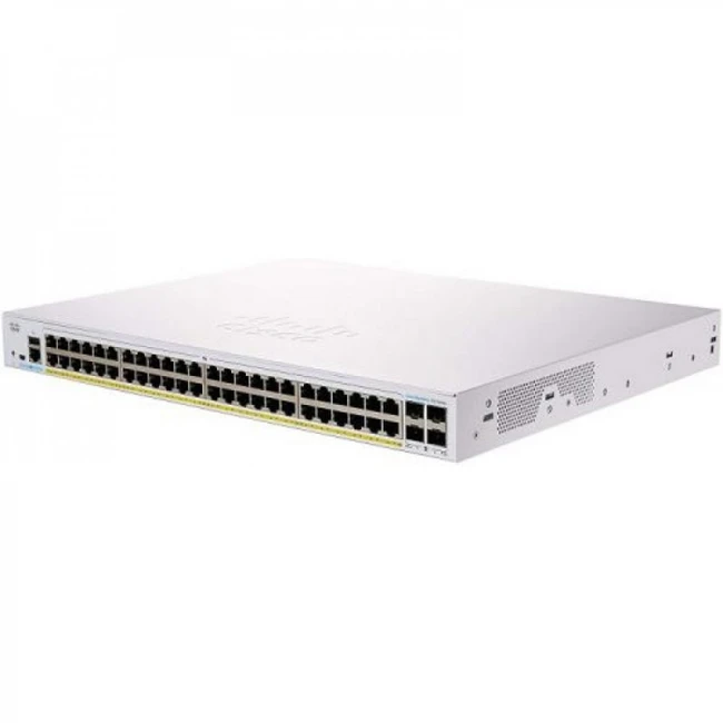 Коммутатор Cisco CBS350 Managed 48-port GE, PoE, 4x1G SFP CBS350-48P-4G-EU 1000 Base-TX (1000 мбит/с), 4 SFP порта